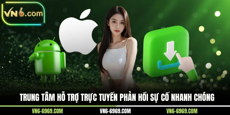 Trung tâm hỗ trợ trực tuyến phản hồi sự cố nhanh chóng